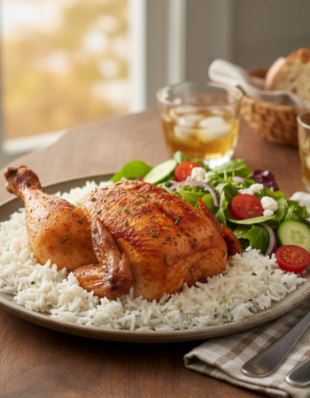 14 Chicken with Rice + Salad